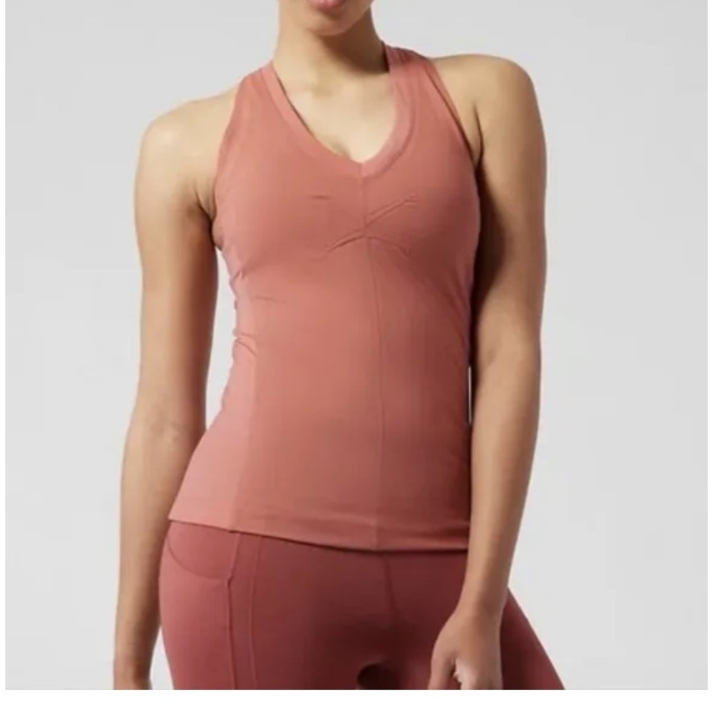 Athleta Legend fitted Tank by Allyson Felix size small rose